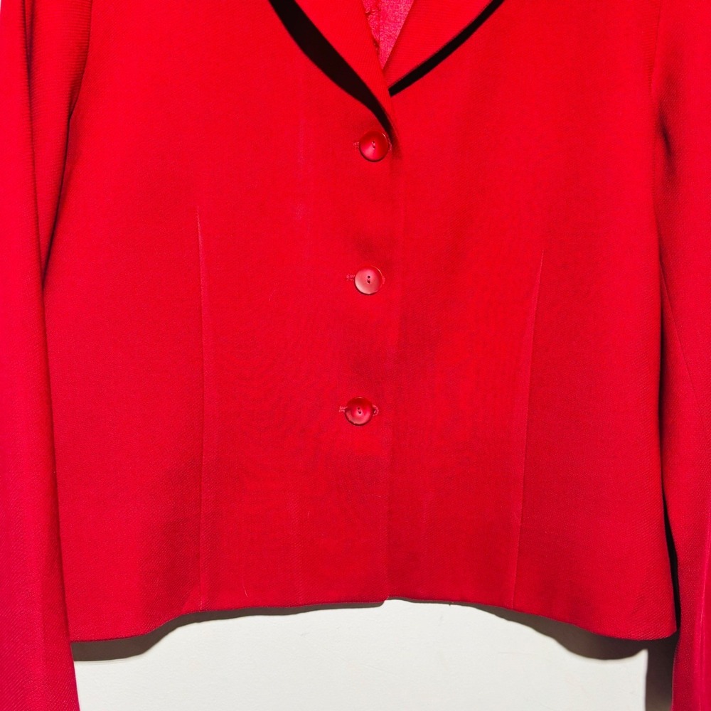 🚨 Final Sale 🚨 Pendleton Red Wool 3 Button Down Workwear Blazer | Size 16 - Picture 2 of 8